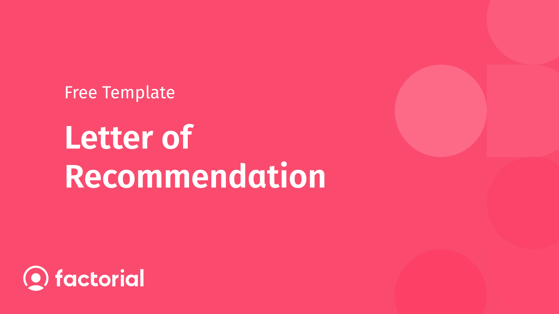 letter of recommendation letter of recommendation
